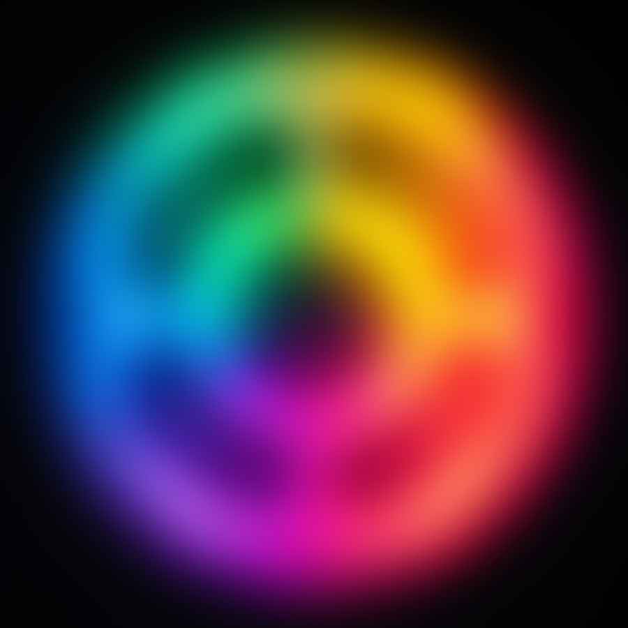 Spectrum of a rainbow expanding into non-visible colors