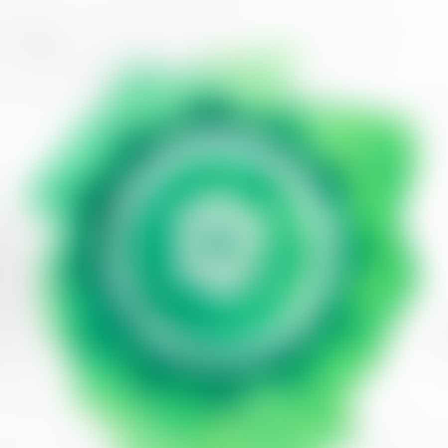Green heart chakra symbol for energy balance